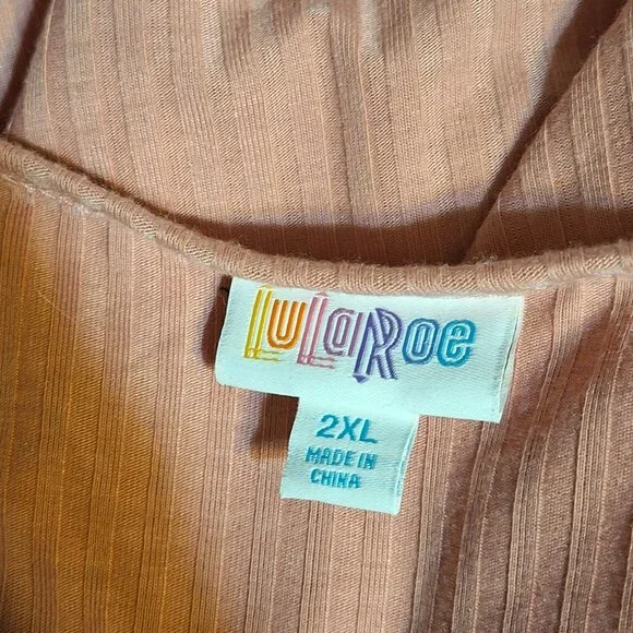 pink shirt lularoe 2xl - Picture 7 of 8